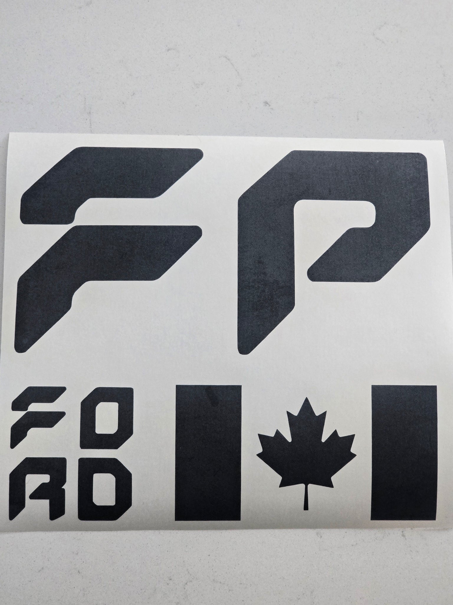 Ford Performance Decal (Canadian Flag)